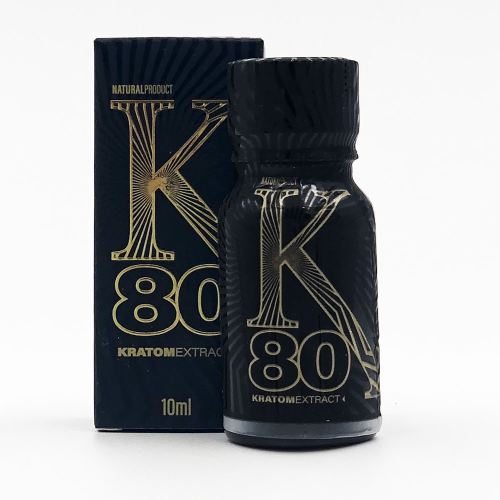 K-80 kratom extract shot 10 ml non flavored